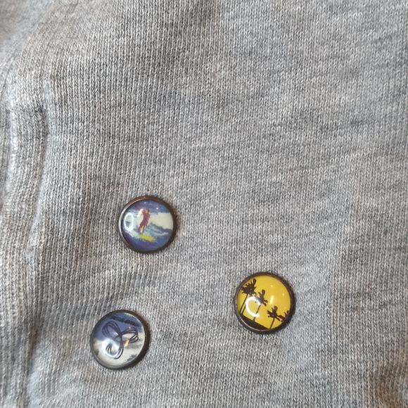 Artizia TNA Women Grey Jersey Hoodie Vest Quarter Zip Logo Size SMALL. - Picture 10 of 13